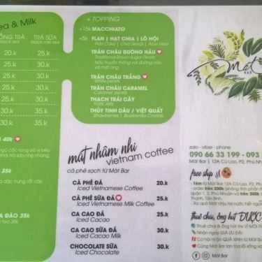 Thực đơn- Sống Vui Mỗi Ngày Mát - Milk Tea & Coffee