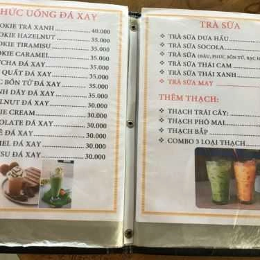 Thực đơn- MAY Coffee - Đường Số 25
