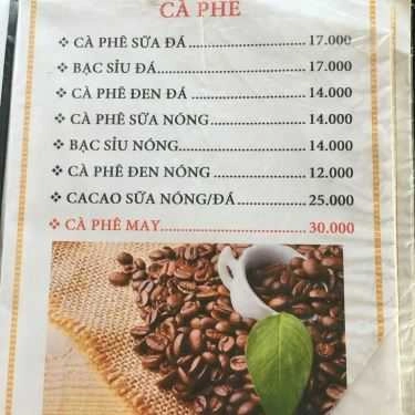 Thực đơn- MAY Coffee - Đường Số 25
