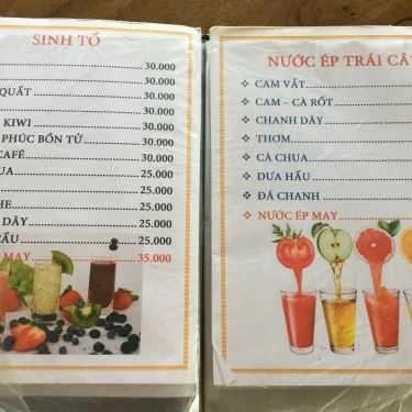 Thực đơn- MAY Coffee - Đường Số 25