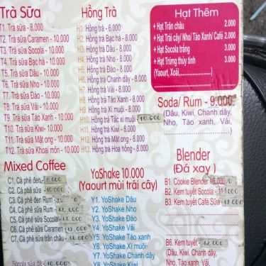 Tổng hợp- M Coffee - Chung Cư Trần Quang Diệu
