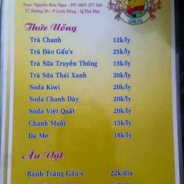 Thực đơn- Me Xoài Cóc & Cà Na Ngâm - Shop Online