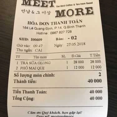 Tổng hợp- Cafe Meet & More - Trà Sữa Hàn Quốc - Lê Quang Định