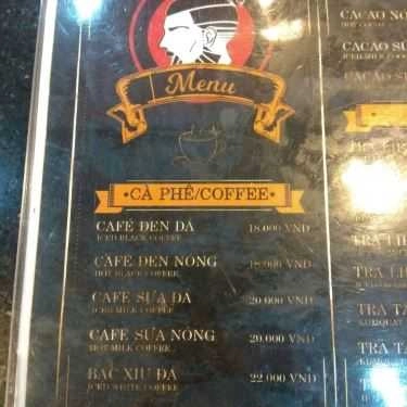 Thực đơn- Men Station Coffee