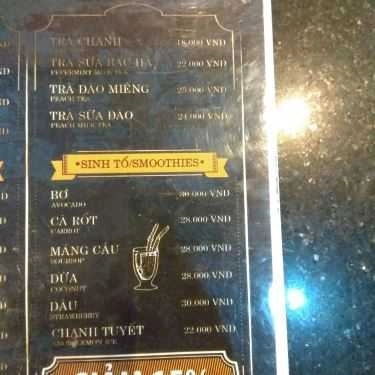 Thực đơn- Men Station Coffee