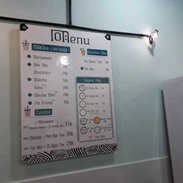 Thực đơn- Cafe Microwave - Trà Sữa - Đinh Tiên Hoàng