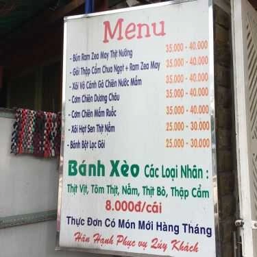 Thực đơn- Ăn vặt Miền Trung Food - Bánh Xèo & Cơm Chiên Mắm Ruốc
