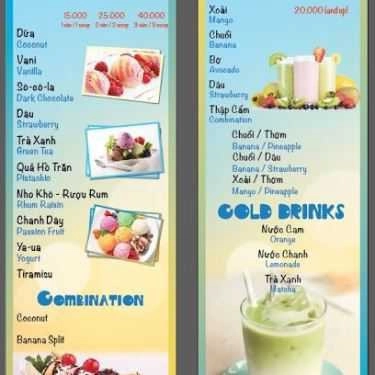 Thực đơn- Cafe Miggy's Ice Cream