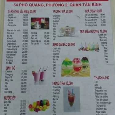 Thực đơn- MiKi Cafe & Trà Sữa