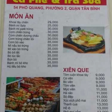 Thực đơn- MiKi Cafe & Trà Sữa