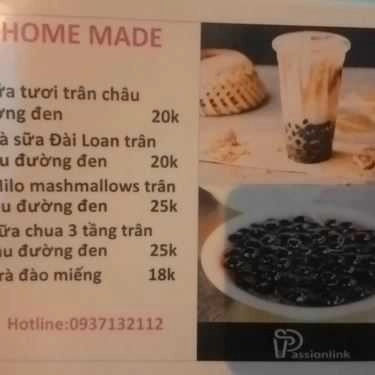 Thực đơn- Ăn vặt Sữa Tươi Trân Châu Đường Đen Home Made