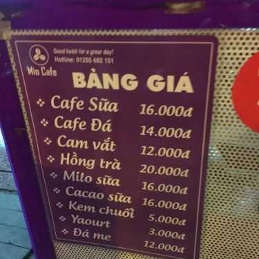 Thực đơn- Mio Cafe - Đào Duy Anh
