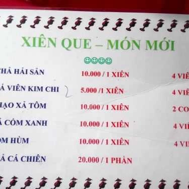 Thực đơn- Miti - Thế Giới Ăn Vặt