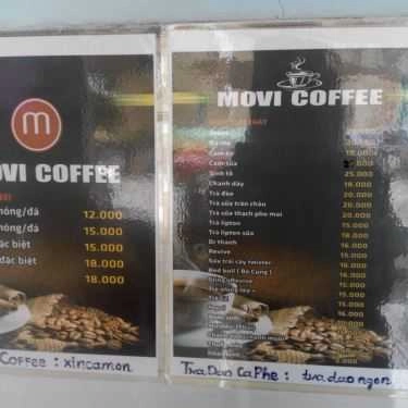 Thực đơn- Movi Coffee - Đường Số 37