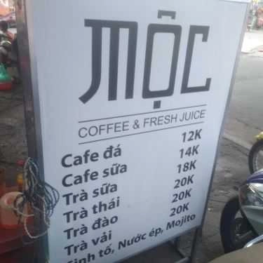 Thực đơn- Mộc - Coffee & Fresh Juice