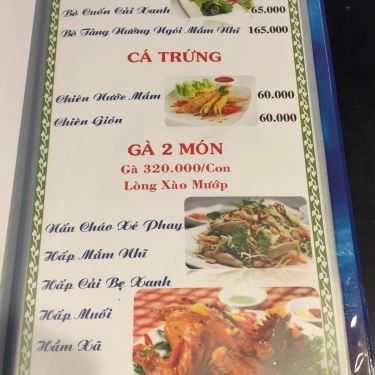 Thực đơn- Quán Nhậu Mộc Quán - Nướng Ngói