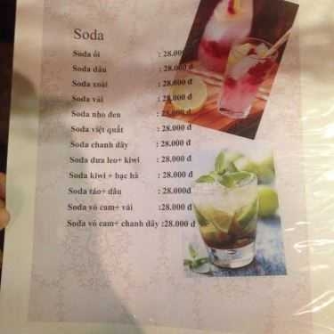 Thực đơn- Mộc Thuyền Cafe