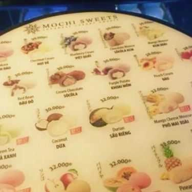 Thực đơn- Tiệm Bánh Mochi Sweets - Pandora City