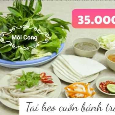 Thực đơn- Quán Cơm Môi Cong Quán - Quán Ăn Gia Đình