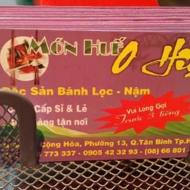 Tổng hợp- Món Huế O Hiệp - Shop Online