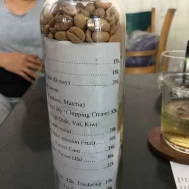 Thực đơn- Moon Cafe - Đường Số 7A