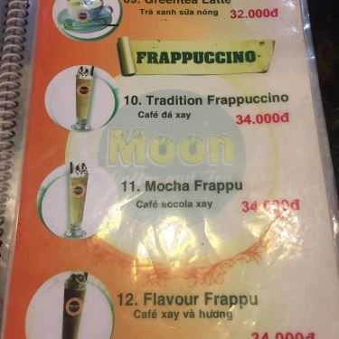 Thực đơn- Moon Coffee - Bạch Đằng