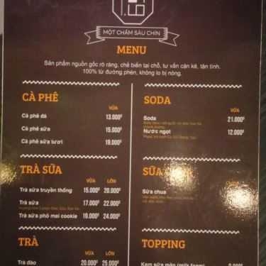 Tổng hợp- Một Chấm Sáu Chín Cafe