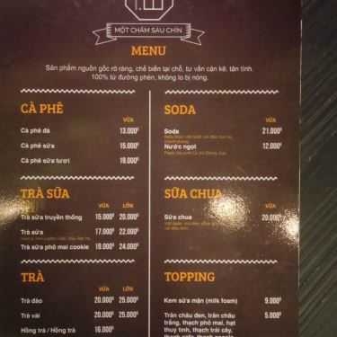 Tổng hợp- Một Chấm Sáu Chín Cafe
