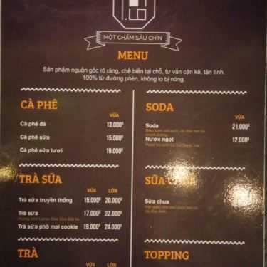 Tổng hợp- Một Chấm Sáu Chín Cafe