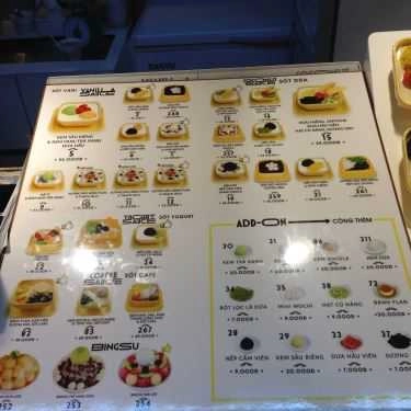 Thực đơn- Cafe Mr. DEE Parkson CT Plaza - Món Tráng Miệng