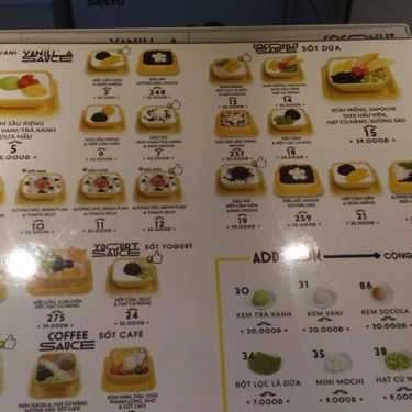 Thực đơn- Cafe Mr. DEE Parkson CT Plaza - Món Tráng Miệng
