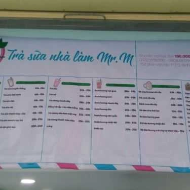 Thực đơn- Mr.M - Ăn Vặt Nhà Làm