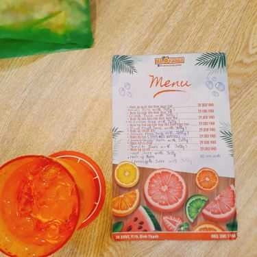Thực đơn- Cafe Mr. Orange - Nước Ép Sạch