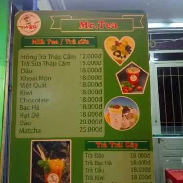 Thực đơn- Mr.Tea & Coffee