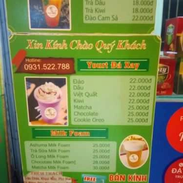 Thực đơn- Mr.Tea & Coffee