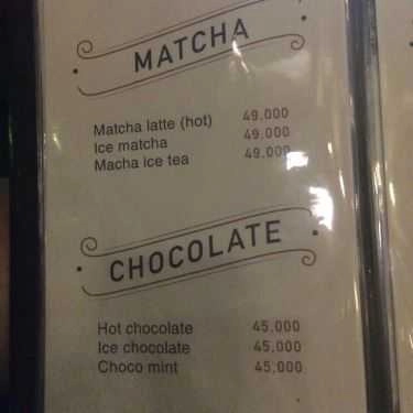 Thực đơn- MTP Coffee & Lounge