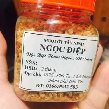 Món ăn- Ngọc Điệp - Muối Ớt Tây Ninh - Shop Online