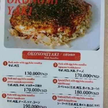 Thực đơn- Cafe Muteki Brinc Adeira - Japanese Teppanyaki