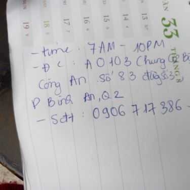 Thực đơn- My Coffee - Đường Số 3