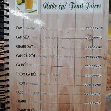 Thực đơn- Mỹ Hưng Coffee