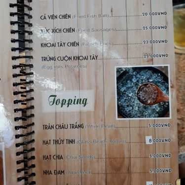 Thực đơn- Mỹ Hưng Coffee