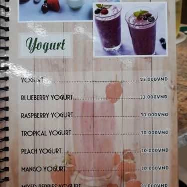 Thực đơn- Mỹ Hưng Coffee