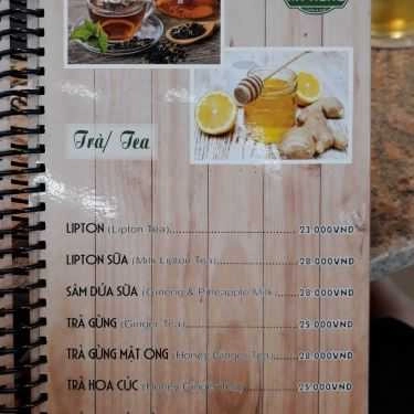 Thực đơn- Mỹ Hưng Coffee