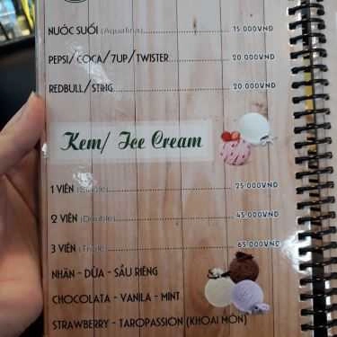 Thực đơn- Mỹ Hưng Coffee