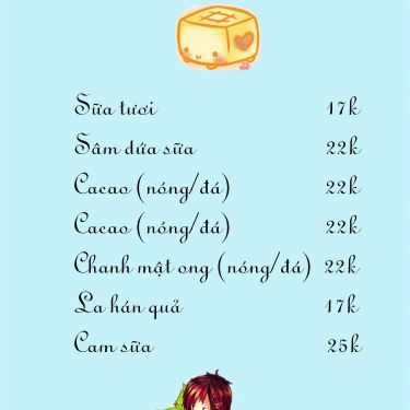 Thực đơn- Cafe Myracle Milk Tea - Nguyễn Đình Chiểu