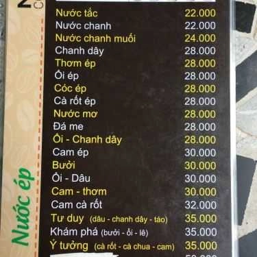 Thực đơn- N2N Coffee