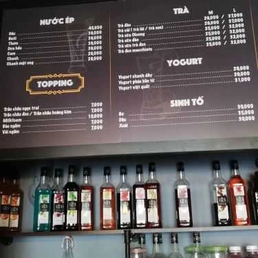 Thực đơn- Na Cafe - Phan Đình Phùng