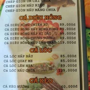 Thực đơn- Quán Nhậu Năm Cua - Hải Sản & Các Món Ăn Đồng Quê