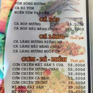 Thực đơn- Quán Nhậu Năm Cua - Hải Sản & Các Món Ăn Đồng Quê