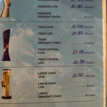 Thực đơn- Quán Nhậu Năm Cua - Hải Sản & Các Món Ăn Đồng Quê